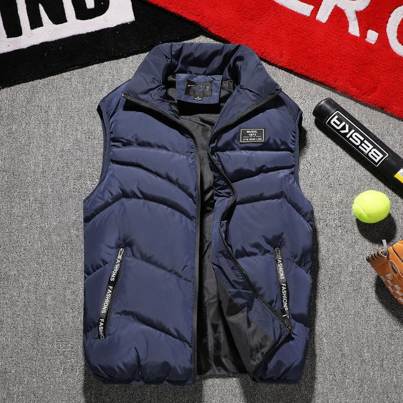 Gewatteerd herengilet zonder mouwen - Dariel