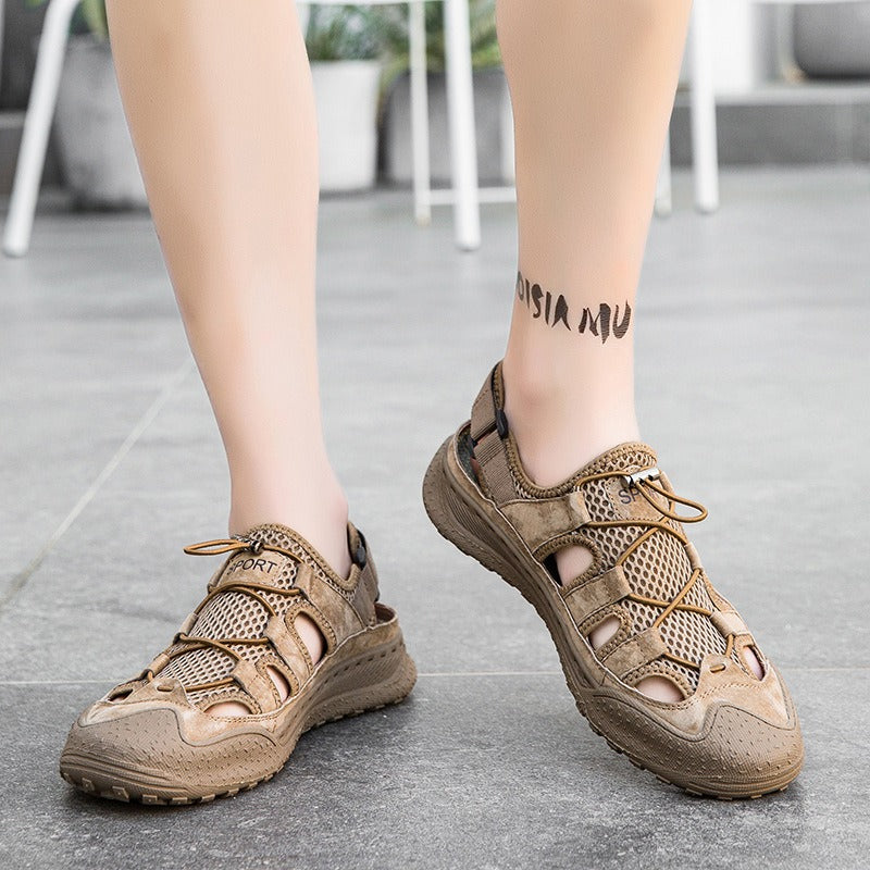 Trekking herensandalen in microvezel - Dominik