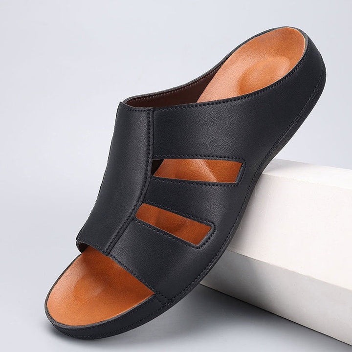 Klassieke sandalen met open teen voor heren - Sergio
