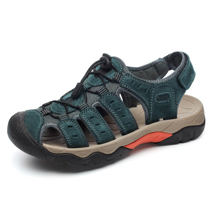 Orthopedische herensandalen outdoor multistripes met dempende zool sportief - Gaël