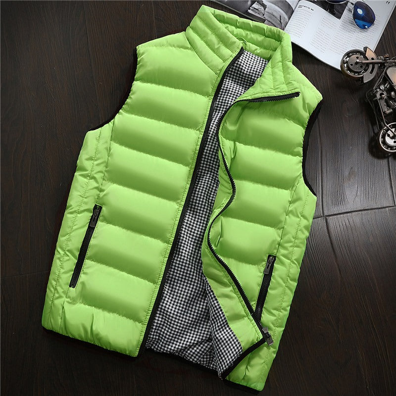 Gewatteerd herengilet zonder mouwen - Dariel