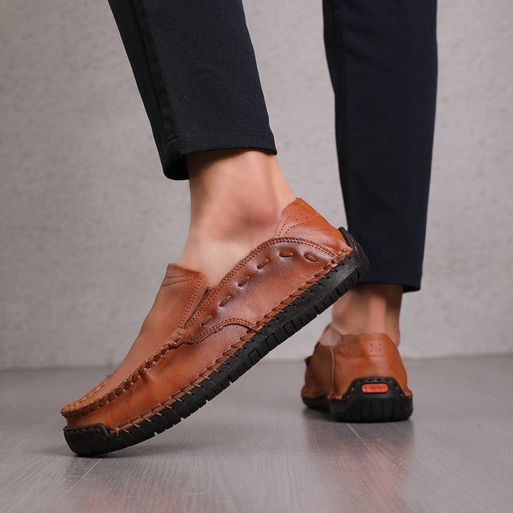 Heren loafers van handgenaaid synthetisch leer - Braulio