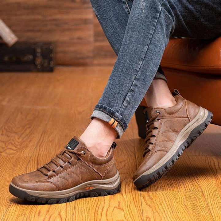 Herenwandelschoenen van synthetisch leer met robuuste zool - Michael