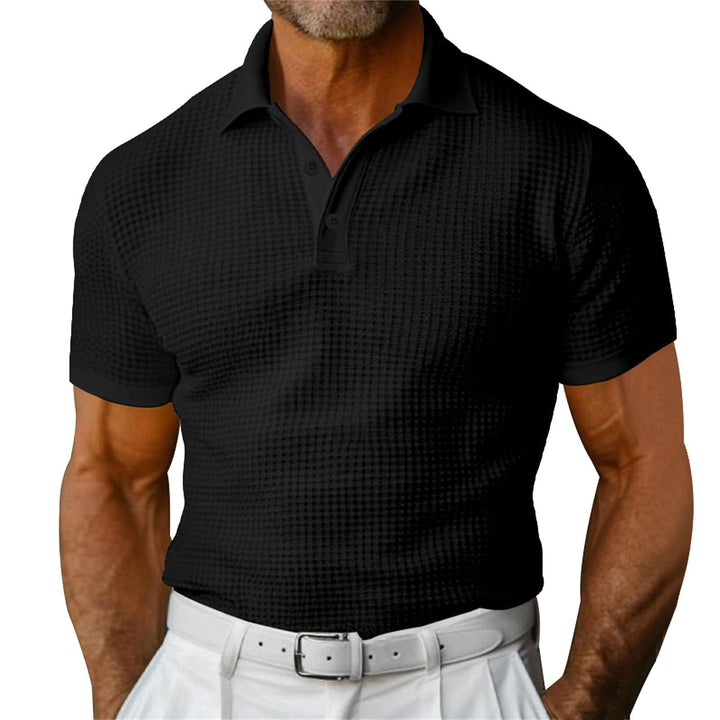 Klassiek poloshirt met wafelmotief voor heren - Dorian