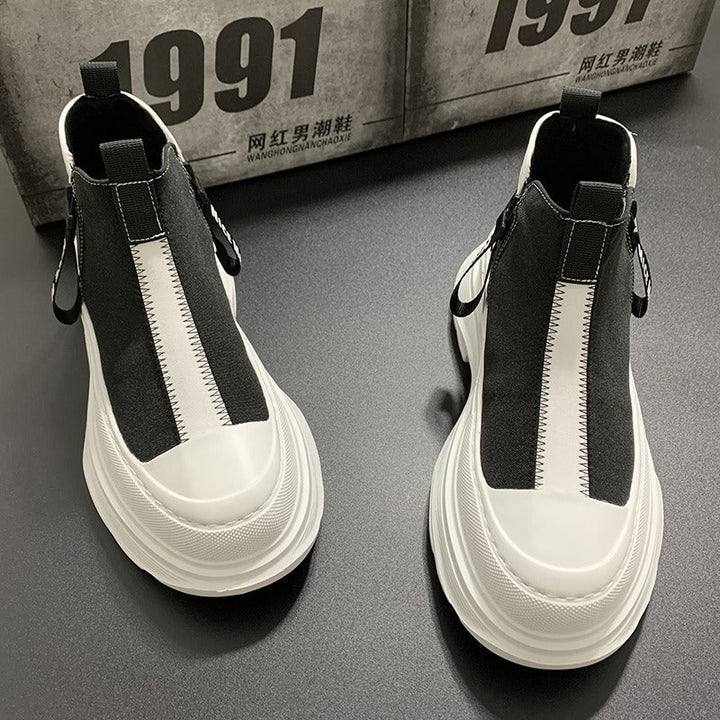 Urban platform sportschoenen met contrast - Darek