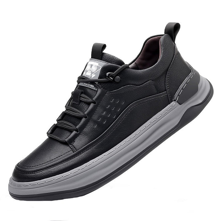 Sportschoenen voor heren van synthetisch leer met elastische veters - Édgar