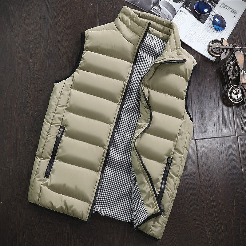 Gewatteerd herengilet zonder mouwen - Dariel