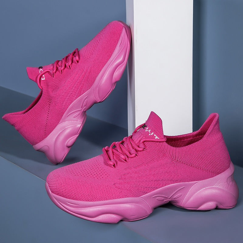 Damesschoenen van ademend mesh met dikke zool - Julieta