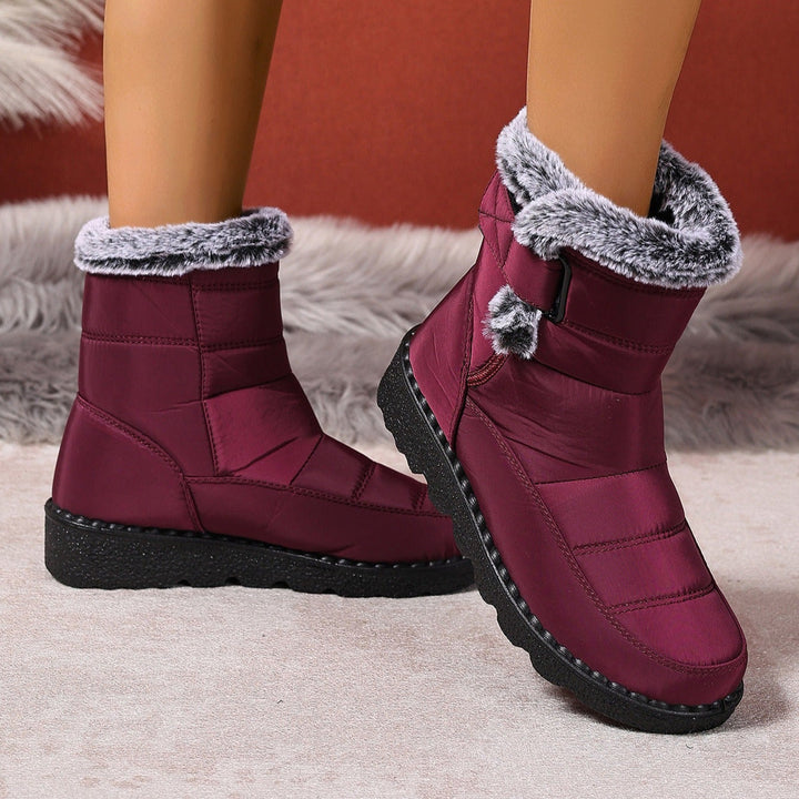 Winterlaarzen voor dames met thermovoering en antislipzool - Wol