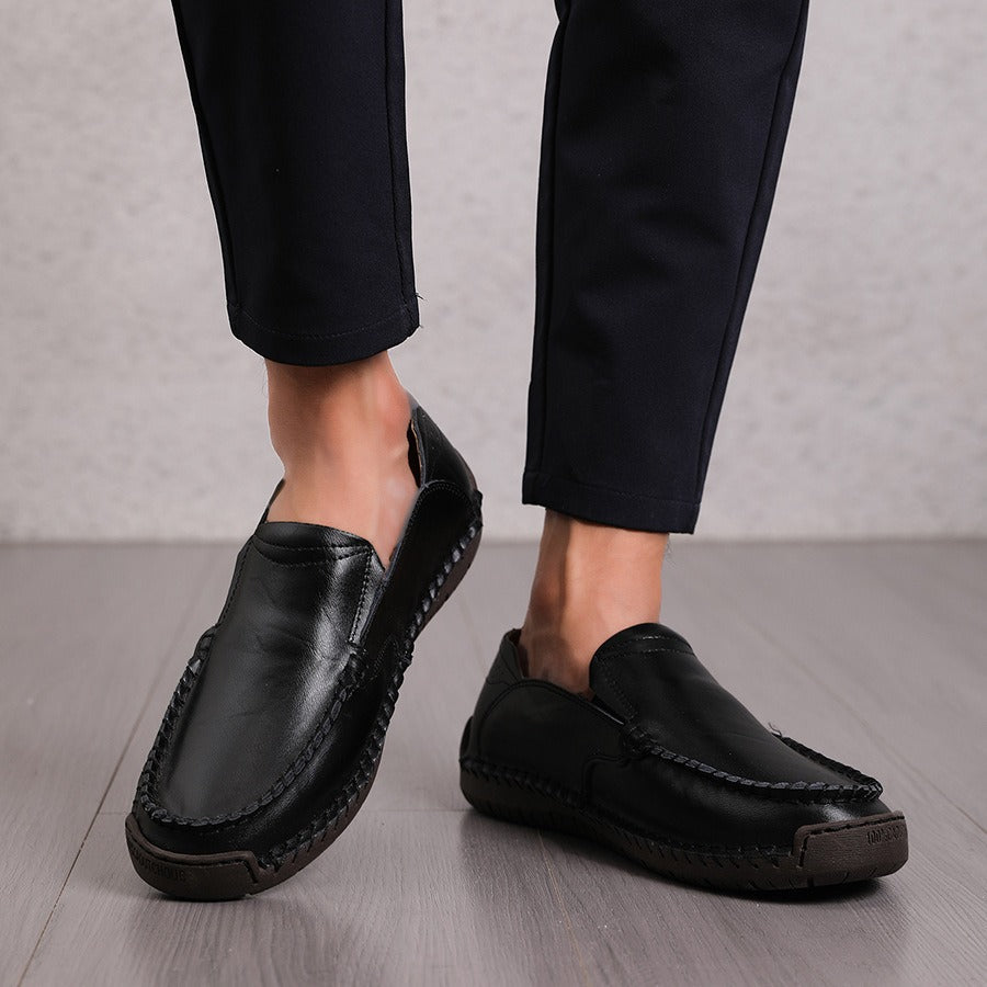Heren loafers van handgenaaid synthetisch leer - Braulio