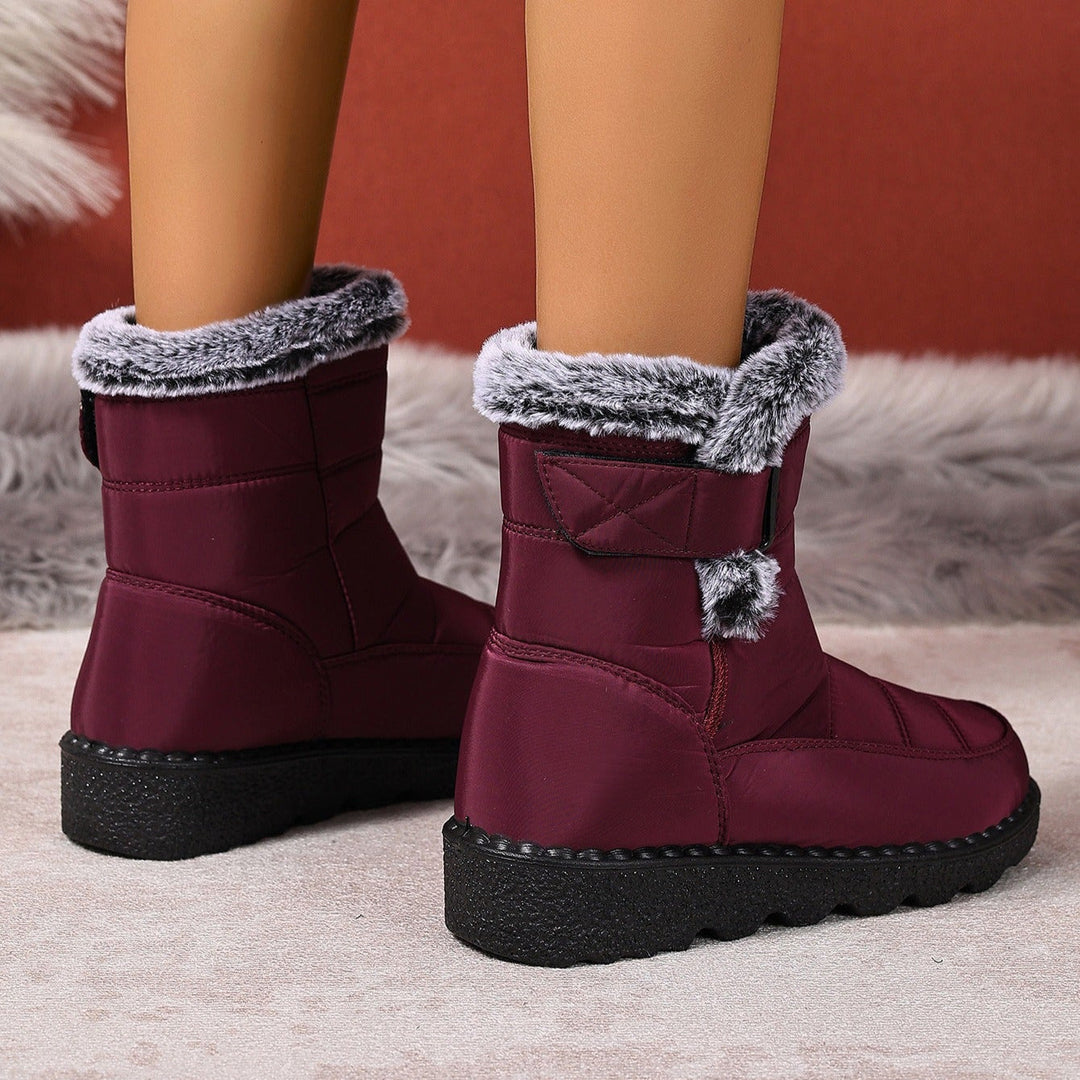 Winterlaarzen voor dames met thermovoering en antislipzool - Wol