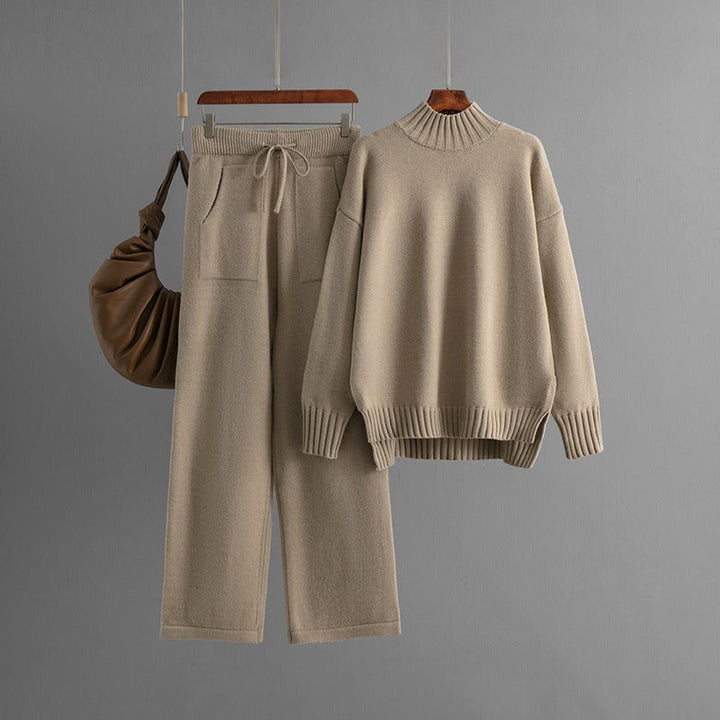 Gebreide coltrui voor dames in minimalistische stijl - Amélie