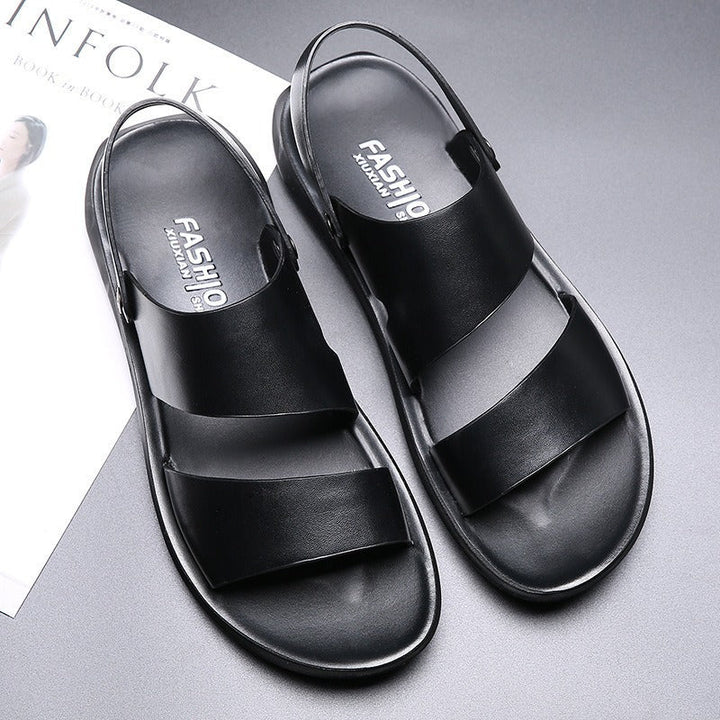 Heren sandalen met brede banden klassieke stijl - Lior