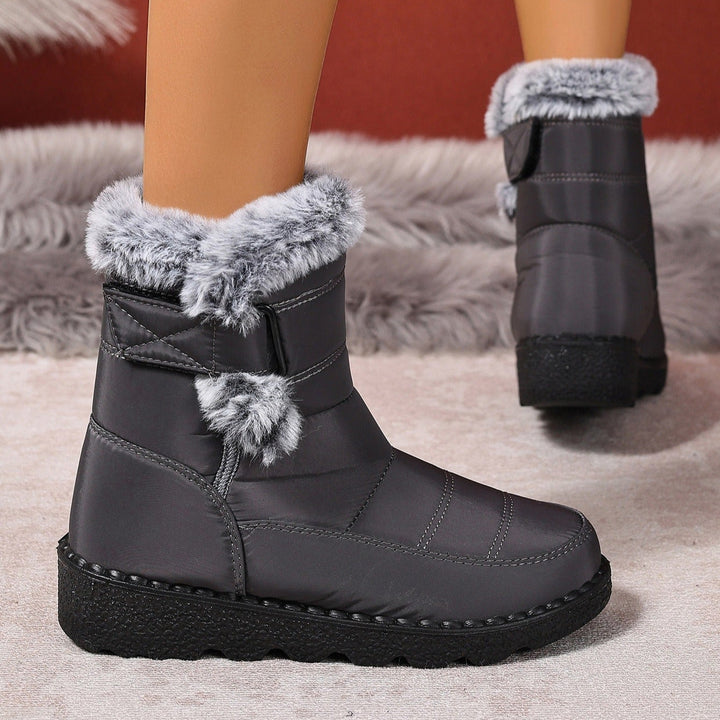 Winterlaarzen voor dames met thermovoering en antislipzool - Wol