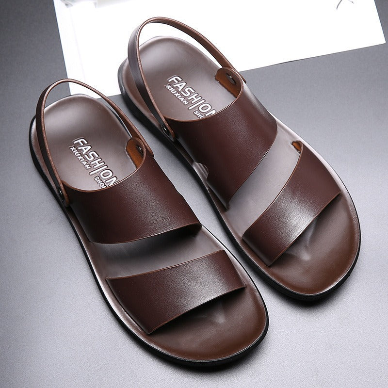 Heren sandalen met brede banden klassieke stijl - Lior