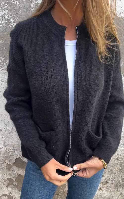 Marcia - Knus vest met rits - comfort en stijl in één
