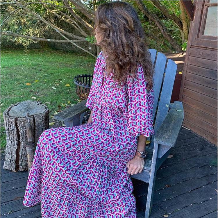 Lari - Casual maxi-jurk met bloemenpatroon