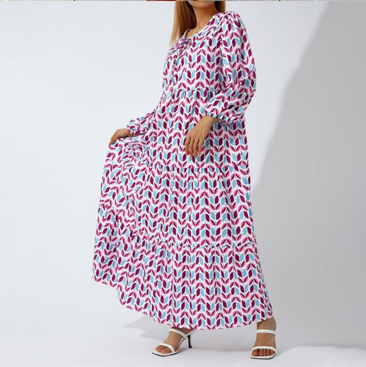 Lari - Casual maxi-jurk met bloemenpatroon