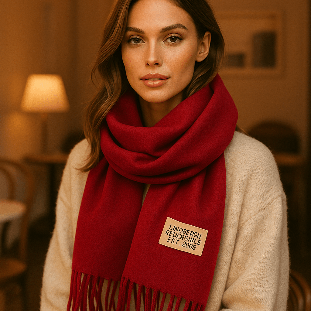 Käännettävä Pashmina - huivi Elena – Tyylikäs ja Pehmeä - EmiyoSuomi - Huivit