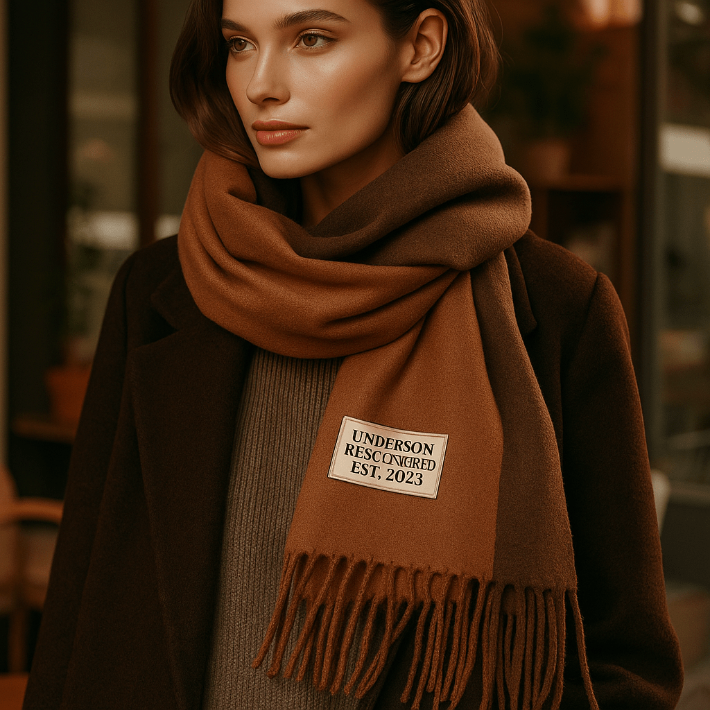 Käännettävä Pashmina - huivi Elena – Tyylikäs ja Pehmeä - EmiyoSuomi - Huivit