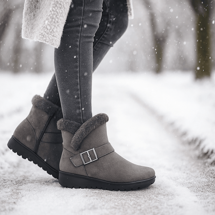 Enkellaarsjes met gesp - Ervianne