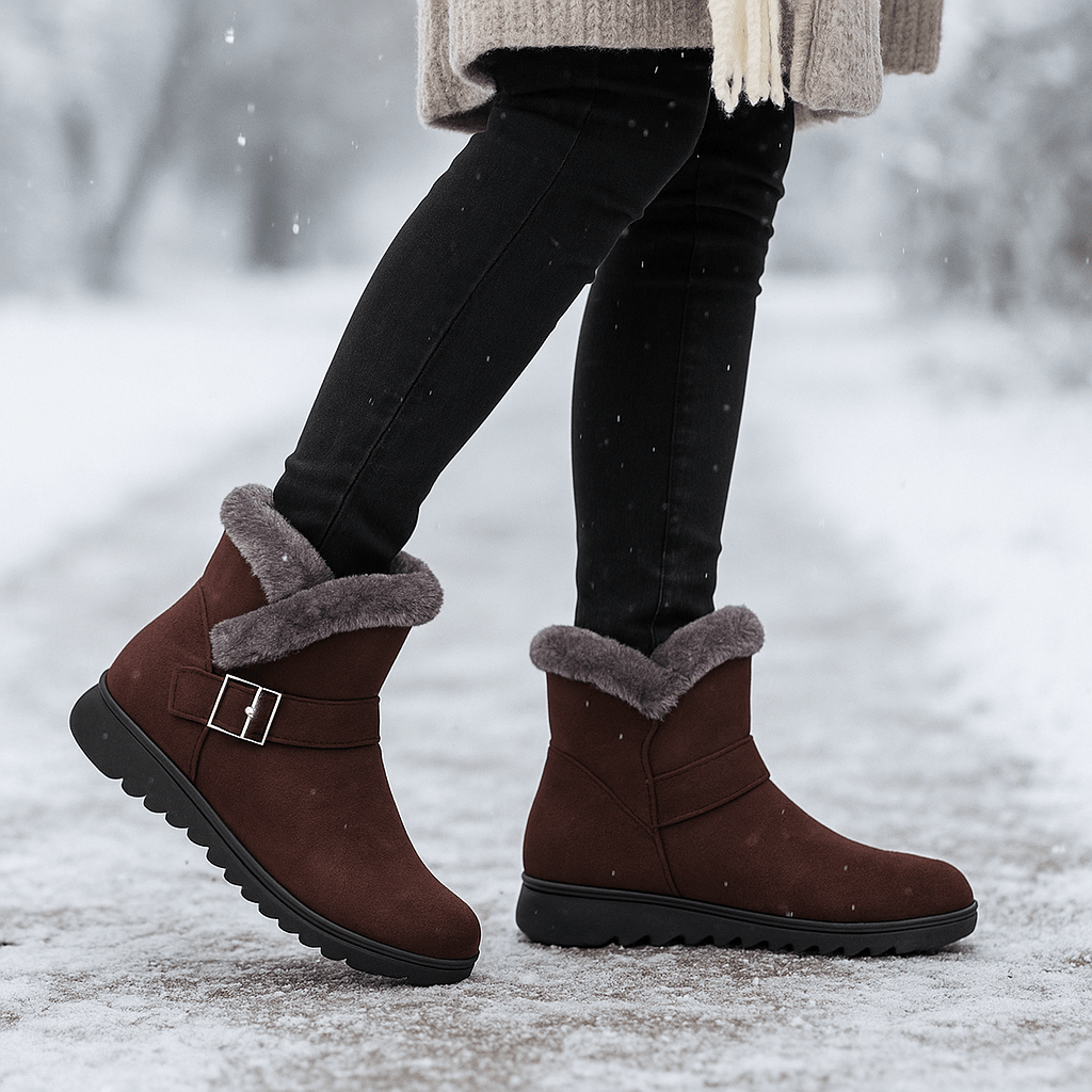 Enkellaarsjes met gesp - Ervianne