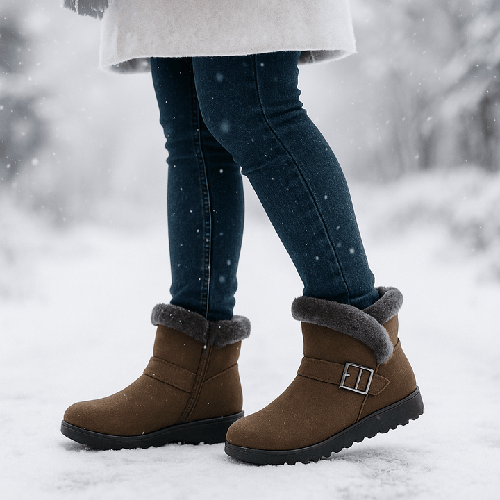 Enkellaarsjes met gesp - Ervianne