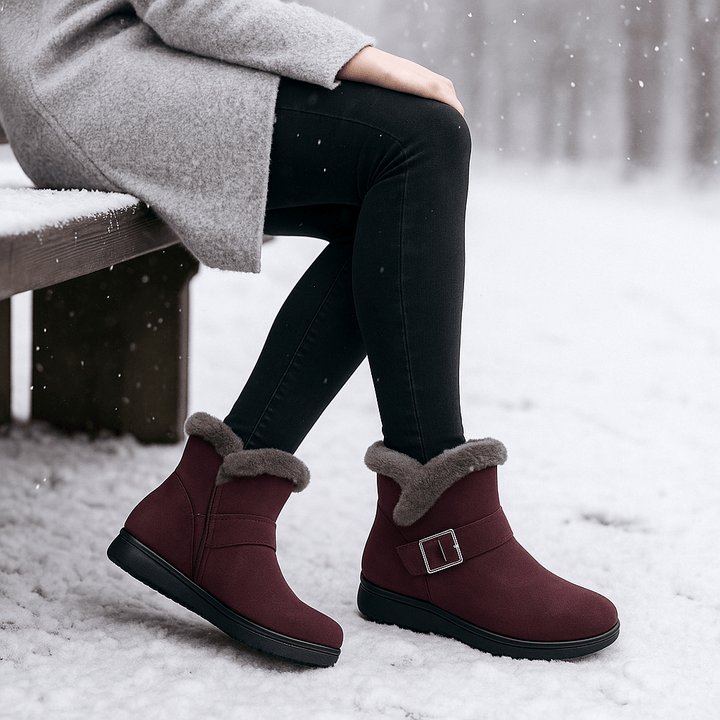 Enkellaarsjes met gesp - Ervianne