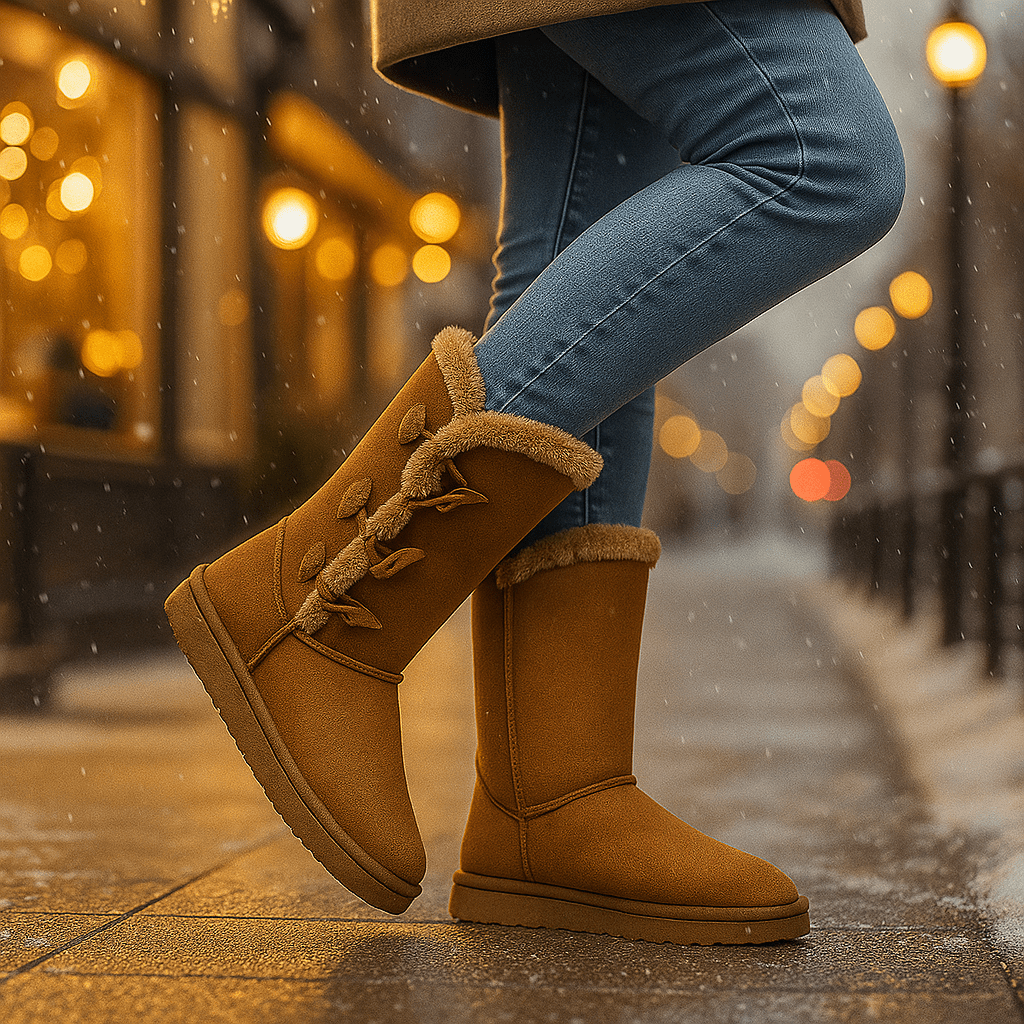 Hoge laarzen met binnenvoering - Maurelle