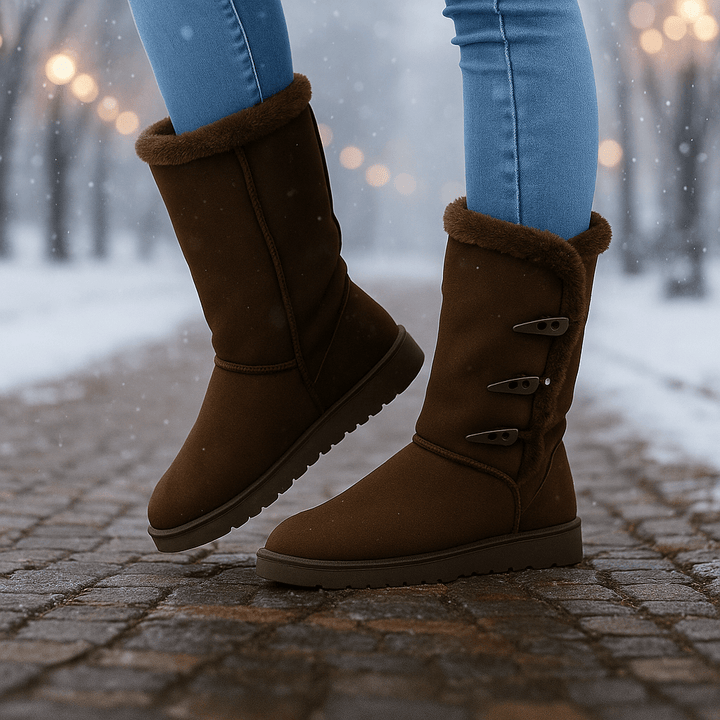 Hoge laarzen met binnenvoering - Maurelle