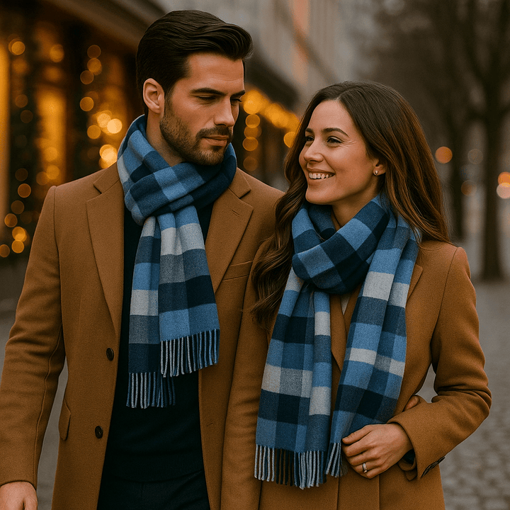 Herensjaal in warme en klassieke mix - Emeric