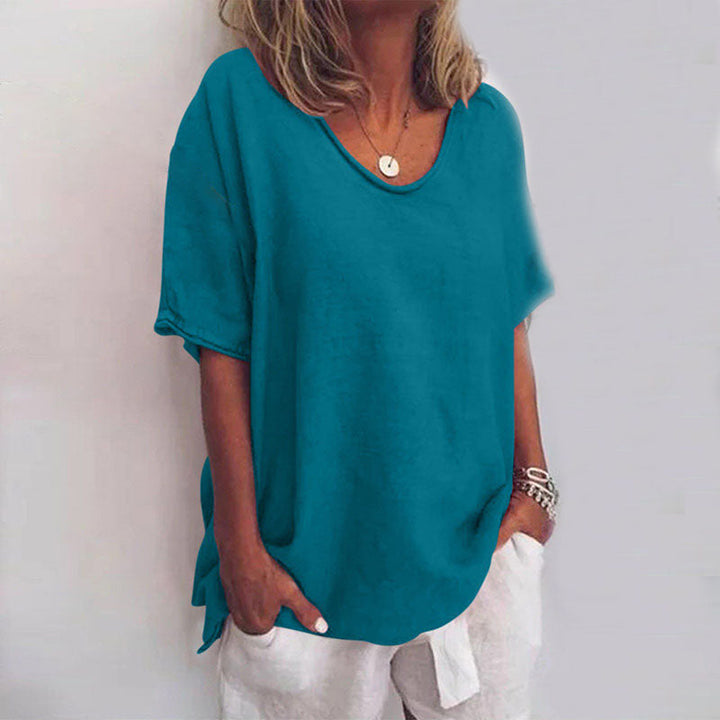 Elegante blouse voor natuurlijke schoonheid