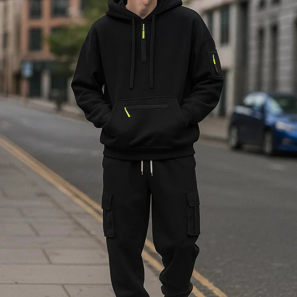 Sweater en cargobroek voor heren - Keiran