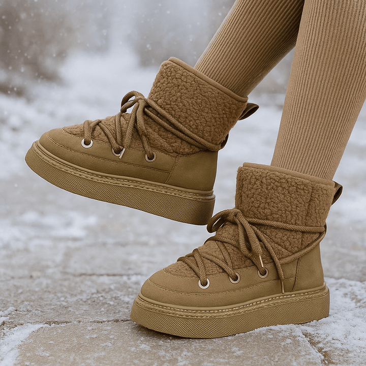 Gewatteerde laarzen met plateauzool - Melvine