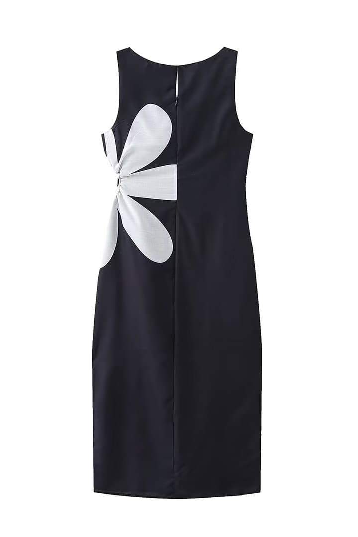 Ophelia - Midi-jurk met bloemenprint