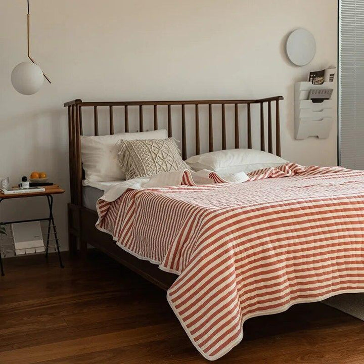 Gestreepte licht zomerse sprei