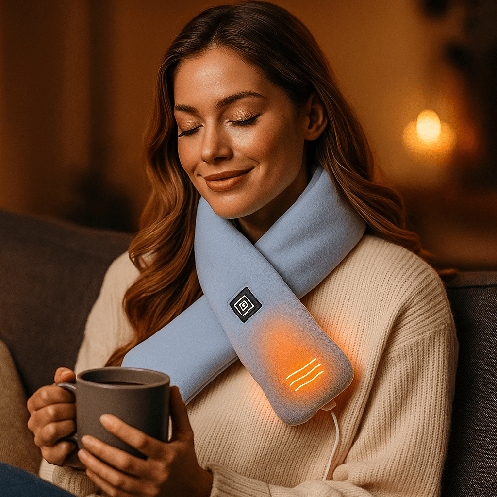 Sähkölämmitteinen Huivi Talveksi 3 Lämpötilaa - EmiyoSuomi - Huivit