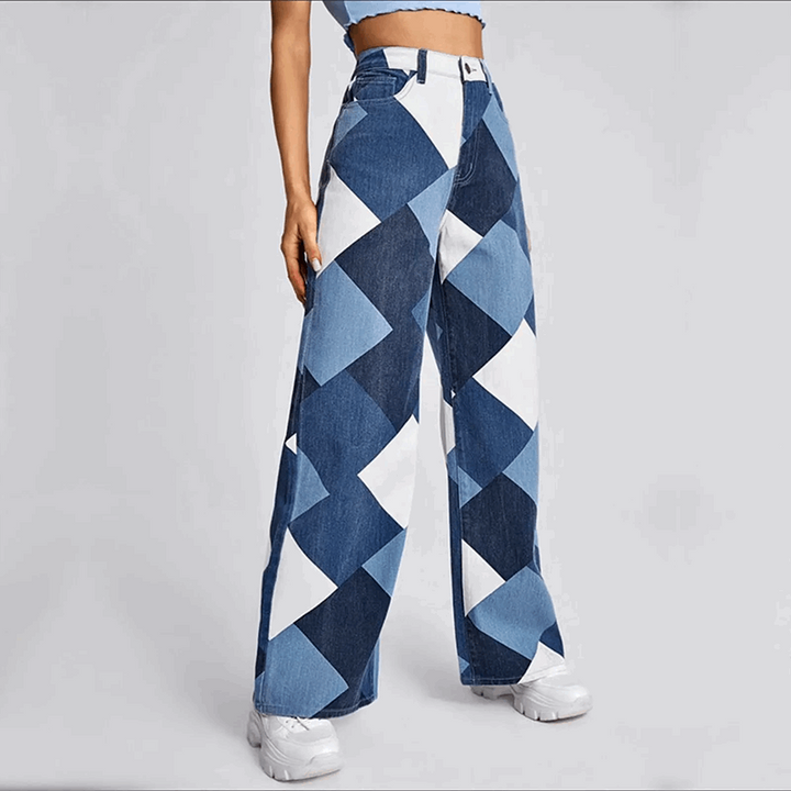 Baggy jeans met rits - Emmy