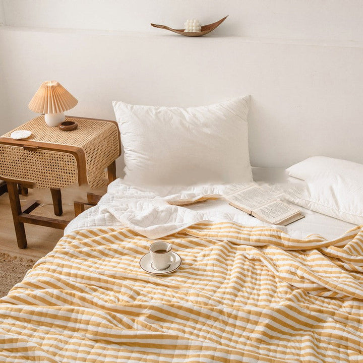 Gestreepte licht zomerse sprei