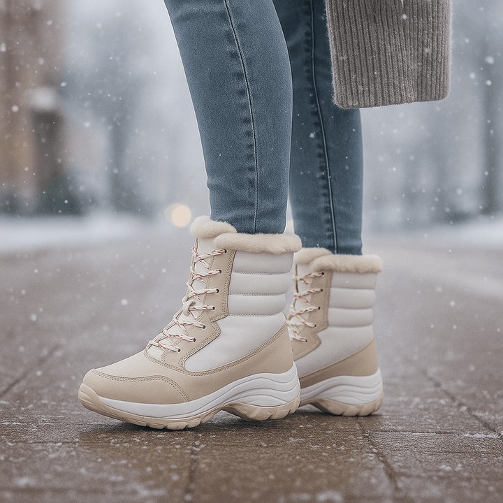 Dameslaarzen met dikke zolen - Rinhoa