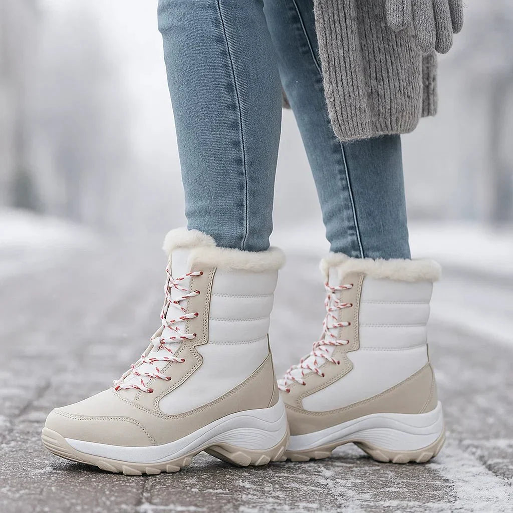 Dameslaarzen met dikke zolen - Rinhoa