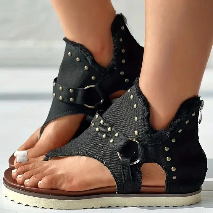Ida - Casual denim sandalen voor dames