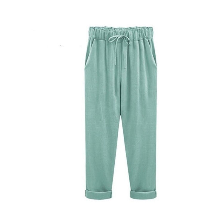 Zomerbroek voor dames - casual stijl met trekkoord