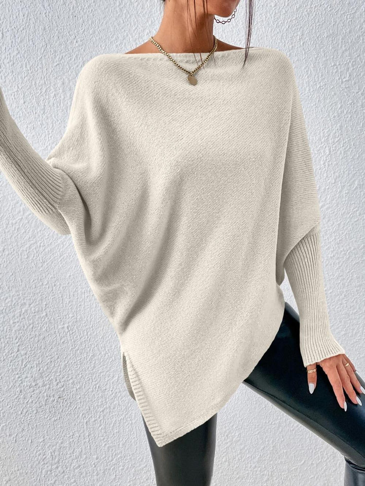 Basic Sweater met lange mouwen