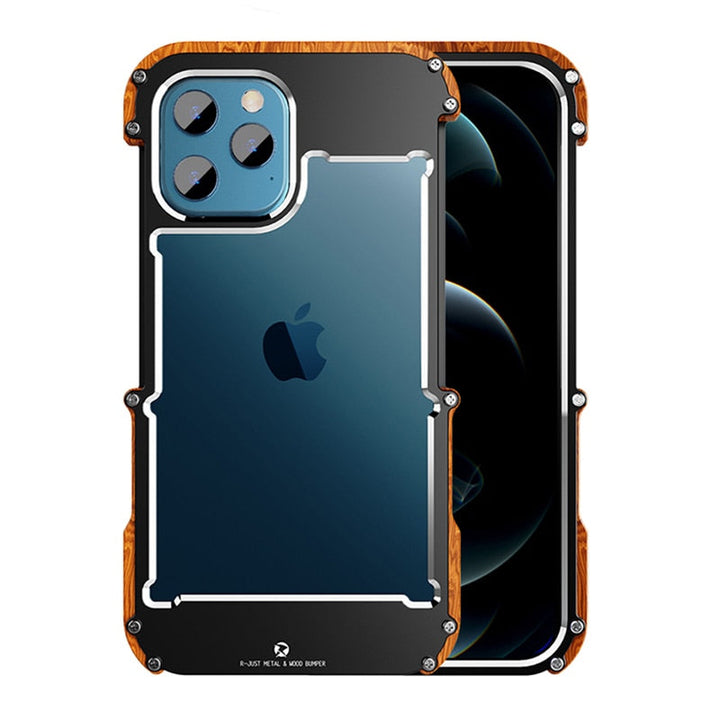 iPhone Case met houtafwerking