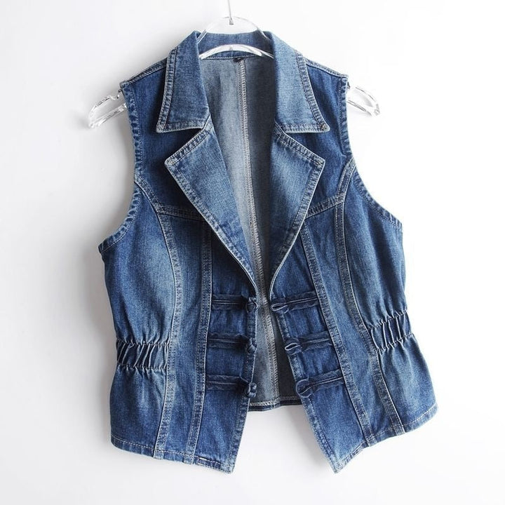 Leila - Klassiek Denim Vest