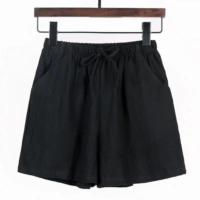 BELLA - Veelzijdige linnen shorts
